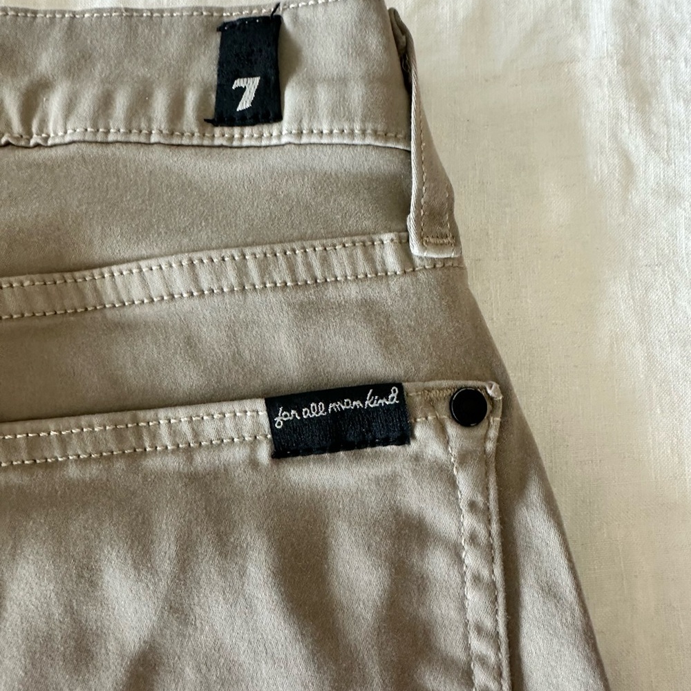 7 For All Mankind Tan Men's Pants Slimmy Lux